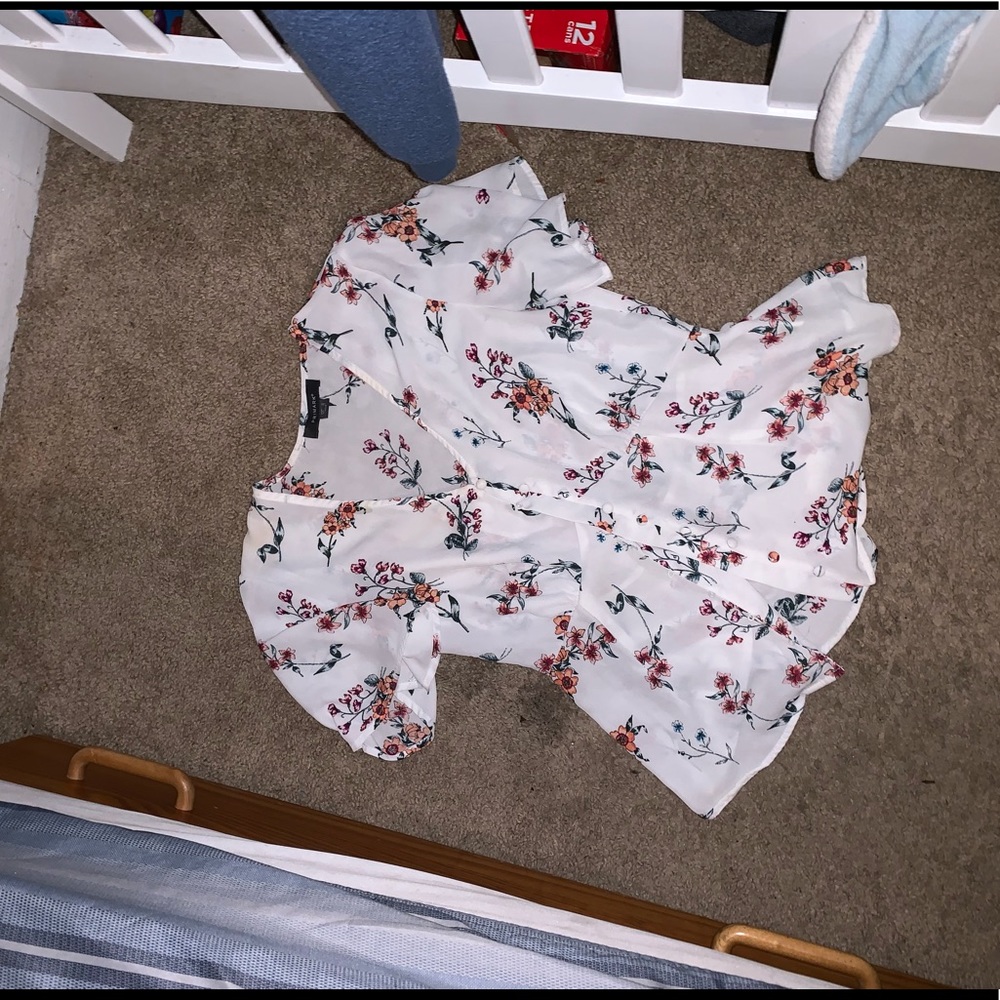 Flowered blouse